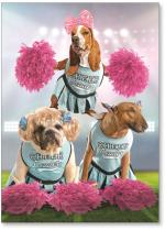 Dog cheerleaders
