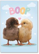 Chicks touching beaks BOOP