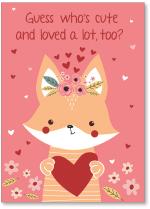 Fox with heart