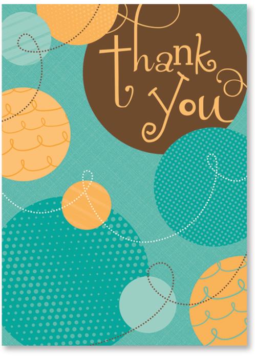 Text Thank You With Dots
