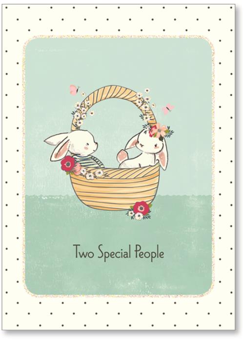 Rabbits in a basket.