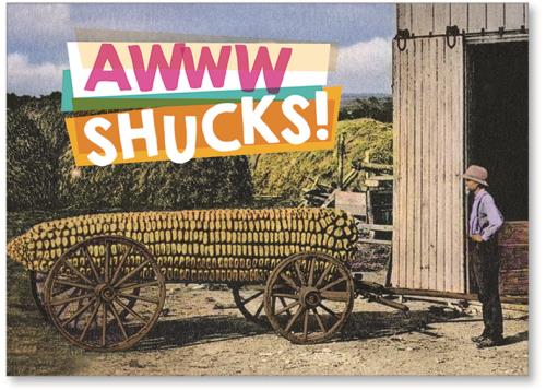 Vintage corn wagon