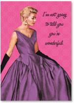 Woman In Purple Dress