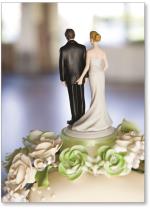 Bride & Groom Cake Topper