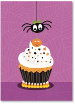 Spider over cupcake