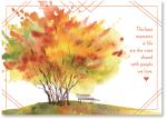 Watercolor Fall tree