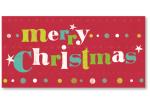 Merry Christmas in creative type