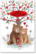 Bears under heart tree